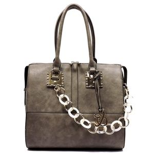 ✳️ Relocation Sale NEW Acrylic Chain Top Handle Day Satchel